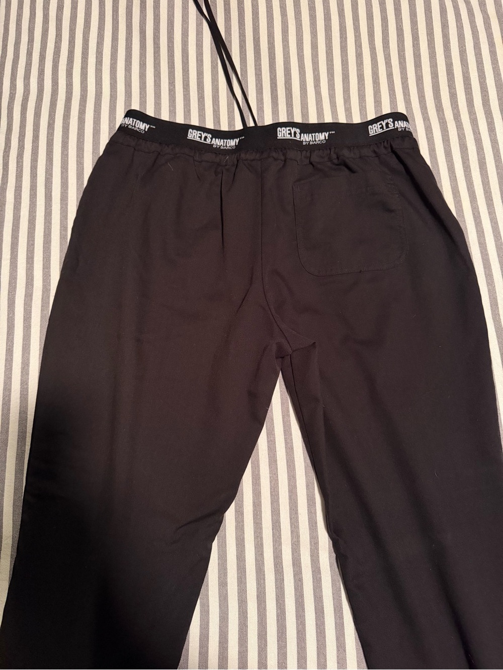 Women’s Black Drawstring Scrub Pants - Grey’s Anatomy - Picture 5 of 5
